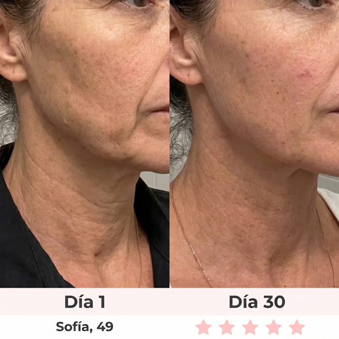 Antes y después — María, 47
