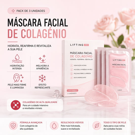 Máscara Facial de Colagénio Lifting Pro™