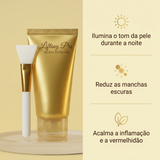 Beneficios da mascara noturna de curcuma