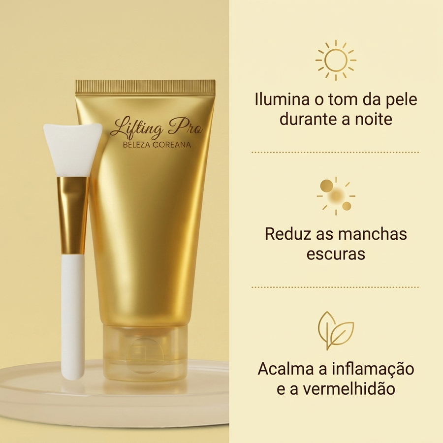 Beneficios da mascara noturna de curcuma